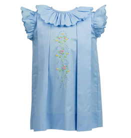 THE PROPER PEONY SID SCALLOP PLEAT DRESS