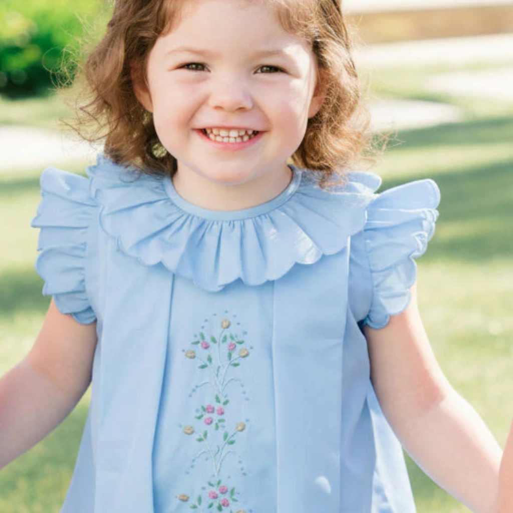 THE PROPER PEONY SID SCALLOP PLEAT GIRL BUBBLE