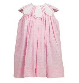 THE PROPER PEONY DOTTED-SWISS TULIP DRESS