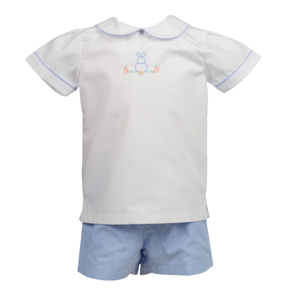 THE PROPER PEONY CLOVER BUNNY BOY SHORT SET