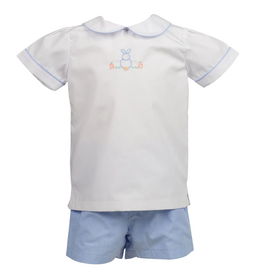 THE PROPER PEONY CLOVER BUNNY BOY SHORT SET