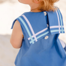 THE BEAUFORT BONNET COMPANY TOWNES TOP SAIL BUB Wood Boat Blue