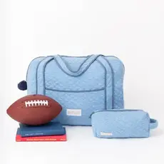 THE BEAUFORT BONNET COMPANY DEVIN DUFFLE BAG Buckhead Blue/Park City Periwinkle