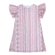 The Oaks Apparel Blayke Pretty Pink Trellis Dress
