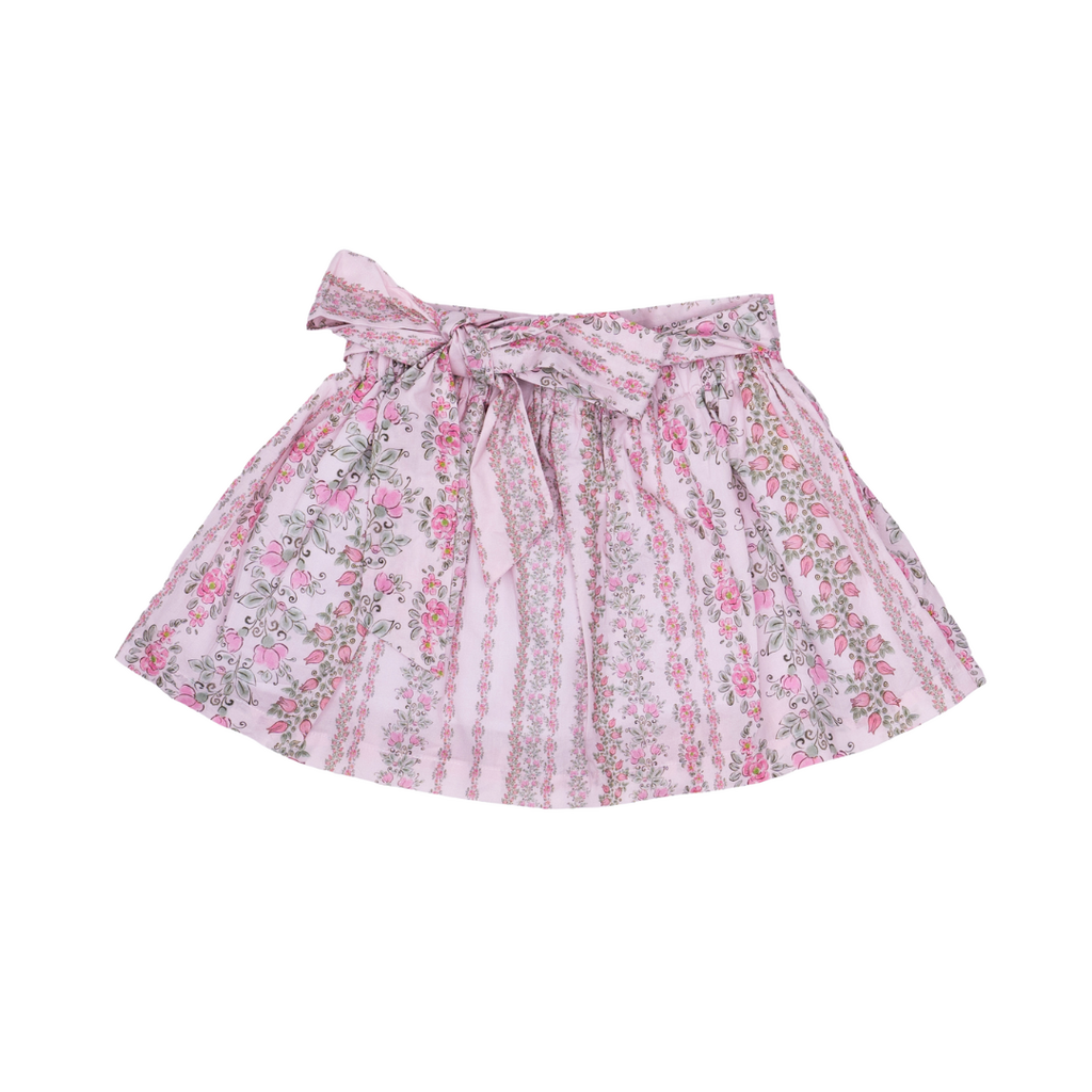 The Oaks Apparel Lacey Pretty Pink Trellis Skirt