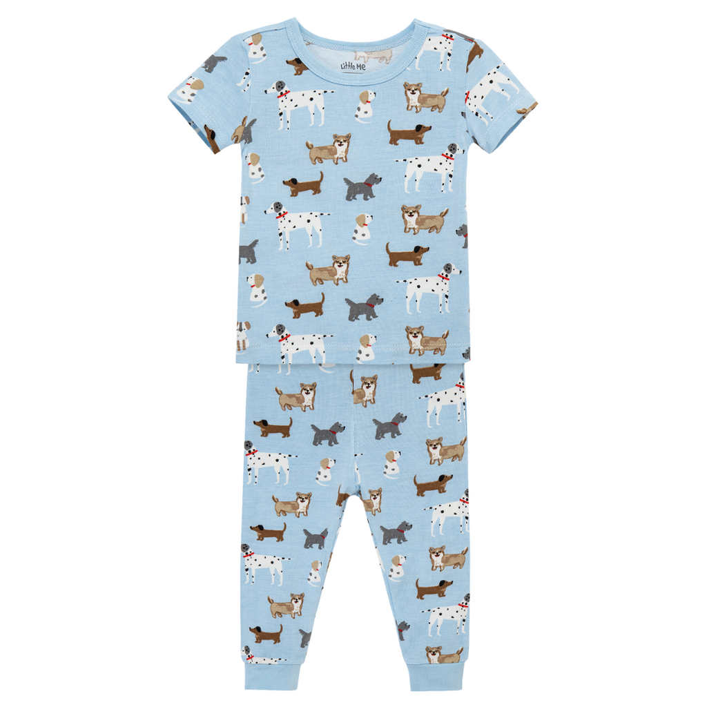 Little Me BOY'S PUPPY 4 PC PAJAMA SET