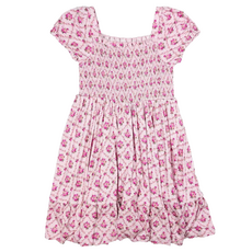 LEV BABY CAROLINE SMOCKED BUBBLE TWIRL DRESS