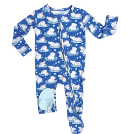 LEV BABY PAUL ZIPPERED FOOTIE