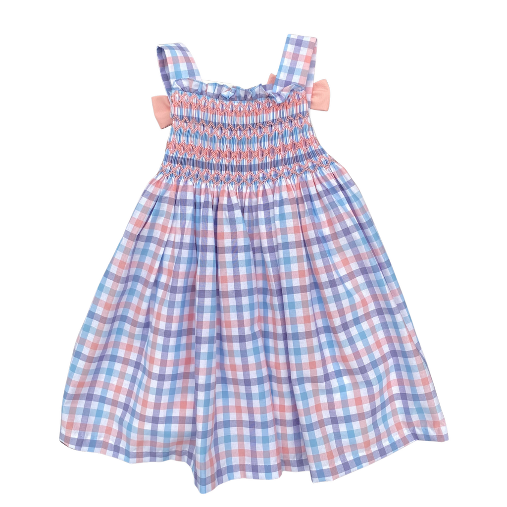 DONDOLO ESME GIRL DRESS-Spring Sherbet