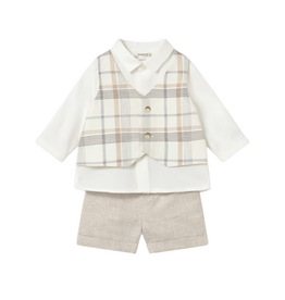 DRESSY SHIRT/VEST WITH SHORTS