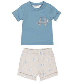 BOY'S ELEPHANT TOP W/PRINTED SHORT
