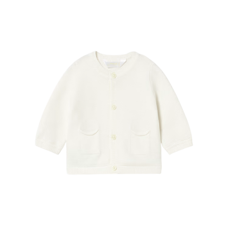 BOY'S KNIT CARDIGAN CERAMIC
