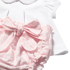 GIRL'S 3 PC KNIT SET PINK