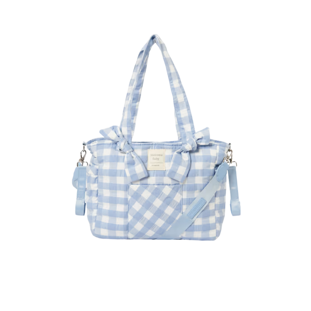 STELLAR GINGHAM DIAPER BAG