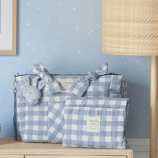 STELLAR GINGHAM DIAPER BAG
