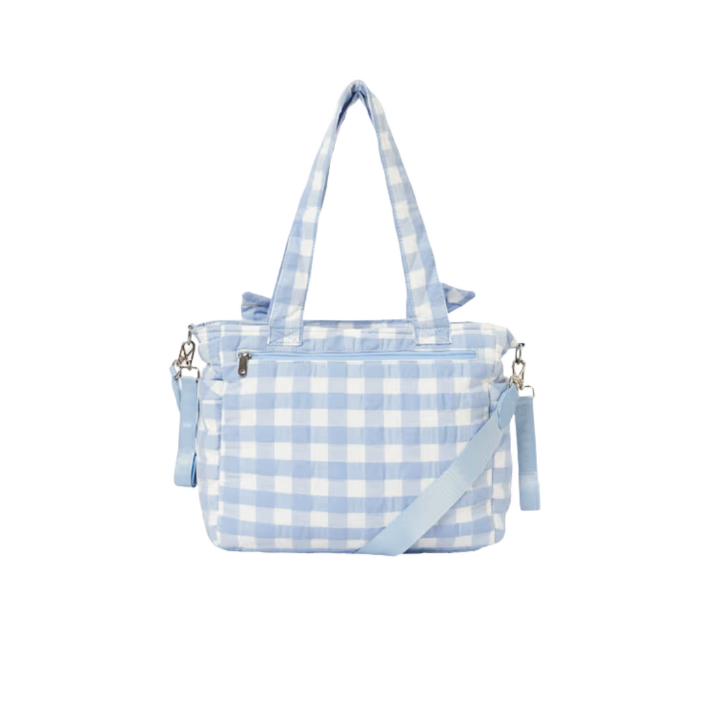 STELLAR GINGHAM DIAPER BAG