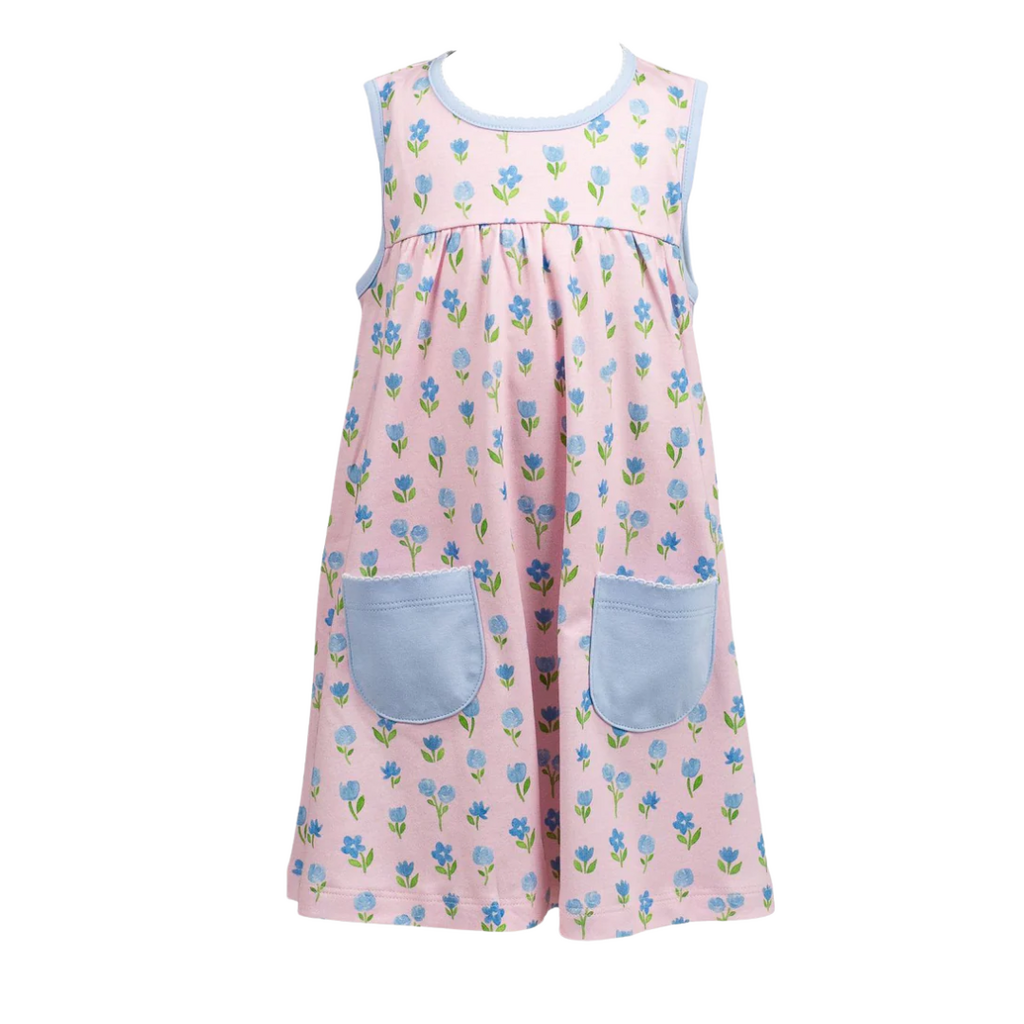 THE PROPER PEONY GARDENIA SLEEVELESS DRESS