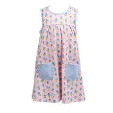 THE PROPER PEONY GARDENIA SLEEVELESS DRESS