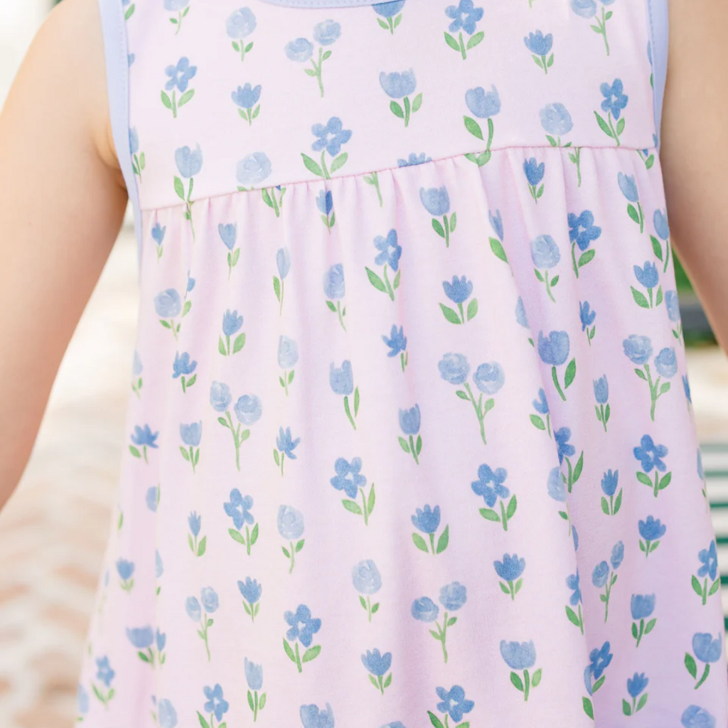 THE PROPER PEONY GARDENIA SLEEVELESS DRESS