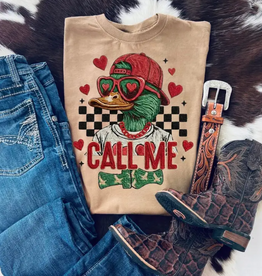 LAT APPAREL DUCK CALL ME VALENTINES