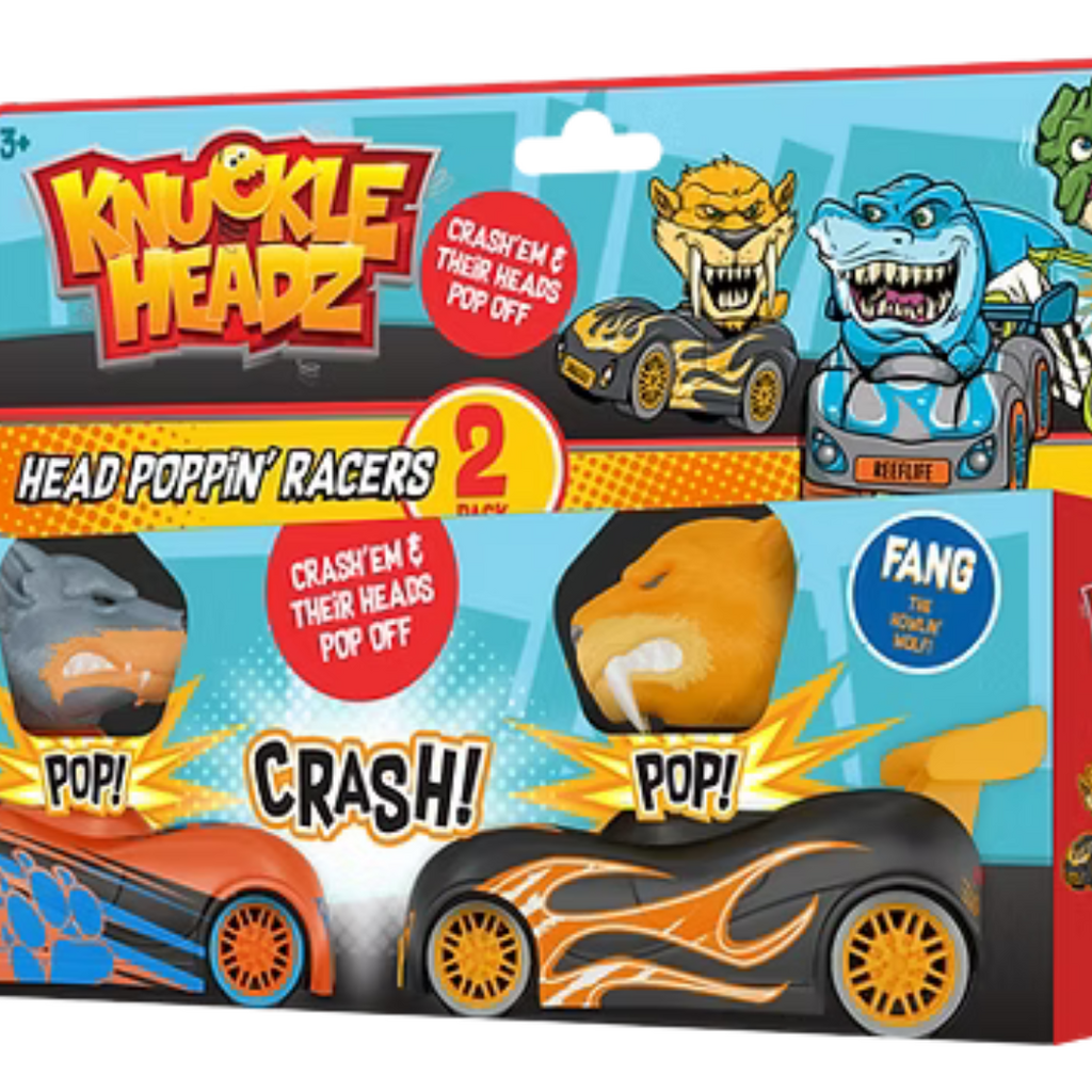 SKULLDUGGERY KNUCKLE-HEADZ WOLF VS CAT 2PK