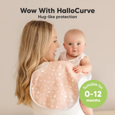 KEABABIES 4PK HALLO BURP CLOTHS-FLEUR