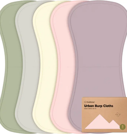 KEABABIES 5PK URBAN BURP CLOTHS-EMBRACE
