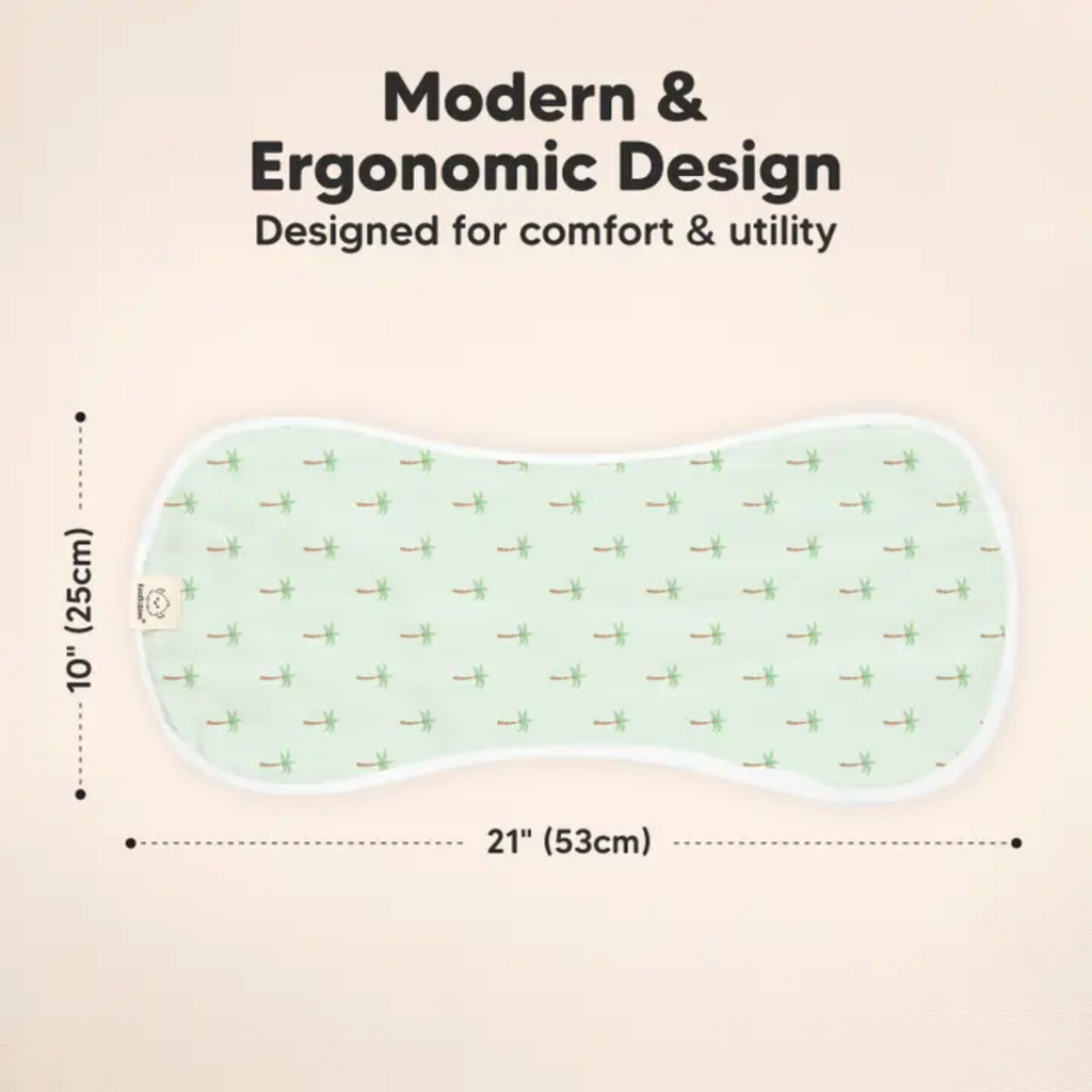 KEABABIES 5PK URBAN BURP CLOTHS-ROARSOME