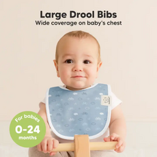 KEABABIES 8PK URBAN DROOL BIBS-VESSELS
