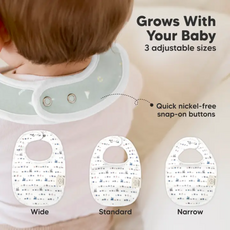 KEABABIES 8PK URBAN DROOL BIBS-VESSELS
