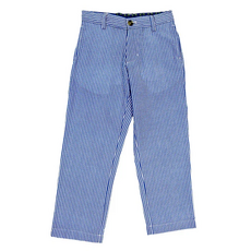 J.BAILEY PANTS - SAILOR BLUE STRIPE SEERSUCKER