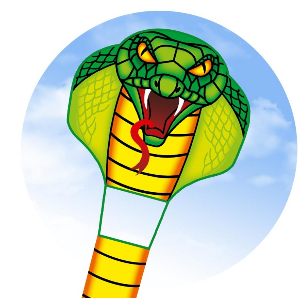 HQ KITES & DESIGNS USA ECO: EMERALD COBRA DRAGON 33'