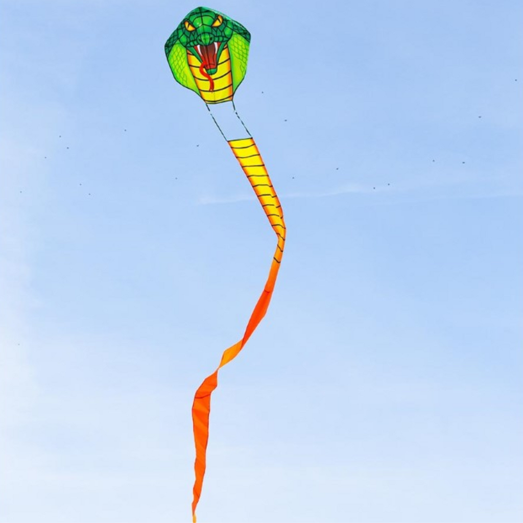 HQ KITES & DESIGNS USA ECO: EMERALD COBRA DRAGON 33'