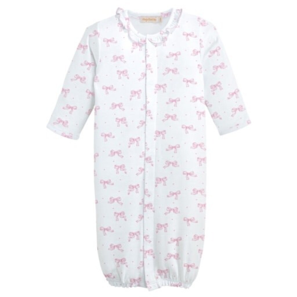 BABY CLUB CHIC tiny pretty bows conv. gown w/ruffle