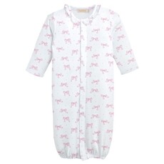 BABY CLUB CHIC tiny pretty bows conv. gown w/ruffle