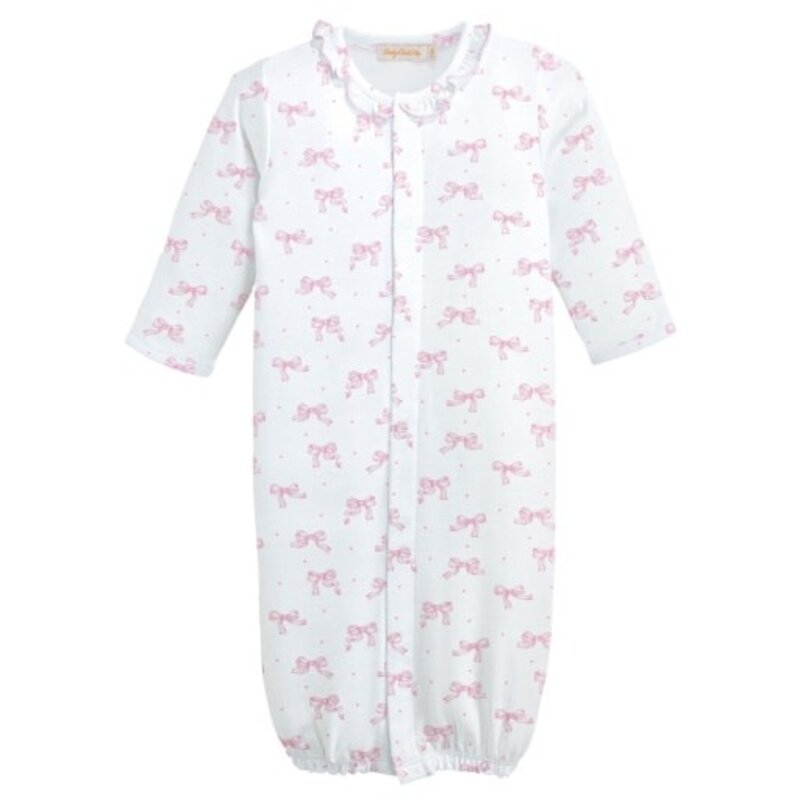 BABY CLUB CHIC tiny pretty bows conv. gown w/ruffle