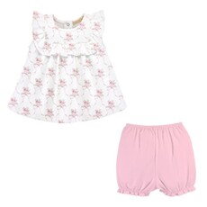 BABY CLUB CHIC sweet bows blouse and bloomer set