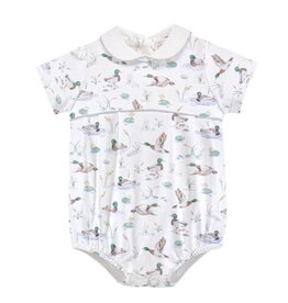 BABY CLUB CHIC mallard ducks bubble w/ round collar