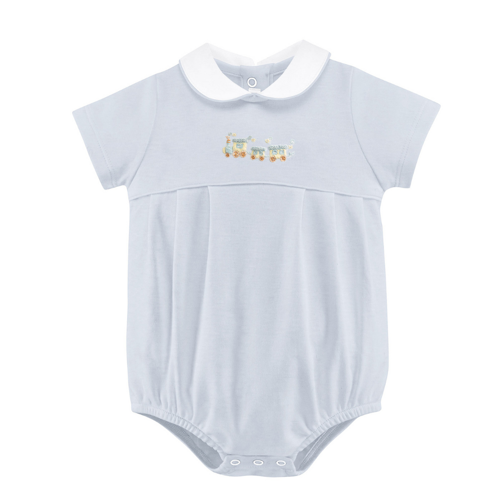 BABY CLUB CHIC little train bubble w/ round collar