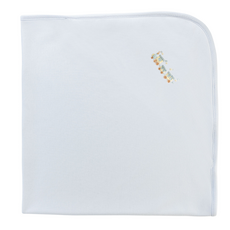 BABY CLUB CHIC little train receiving blanket