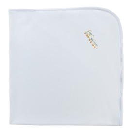 BABY CLUB CHIC little train receiving blanket