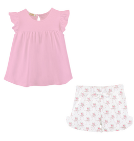BABY CLUB CHIC sweet bows tee and short set