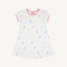 THE BEAUFORT BONNET COMPANY PENNY'S PLAY DRESS Spring Spectacular/Hampton Hot Pink