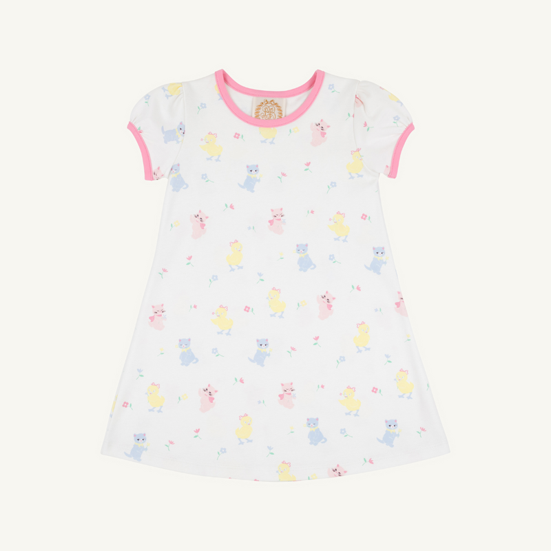 THE BEAUFORT BONNET COMPANY PENNY'S PLAY DRESS Spring Spectacular/Hampton Hot Pink