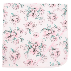 Little Me DREAM FLORAL RECEIVING BLANKET