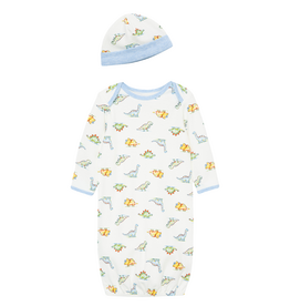 Little Me DINOMITE SLEEPER GOWN & HAT