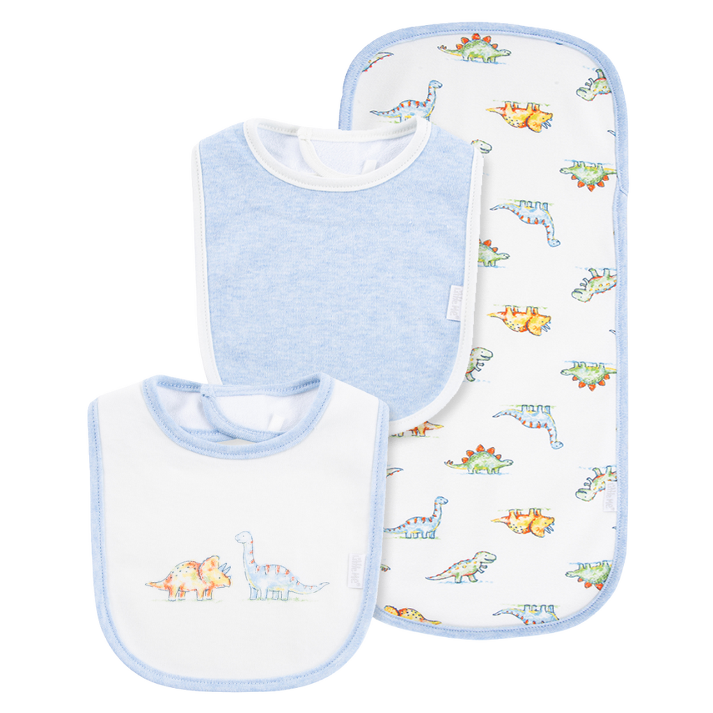 Little Me dinomite bib-burp