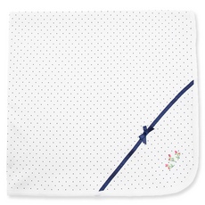 Little Me ROSEBUD RECEIVING BLANKET