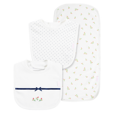 Little Me rosebud bib-burp