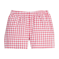 LITTLE ENGLISH Basic Short - Red Windowpane